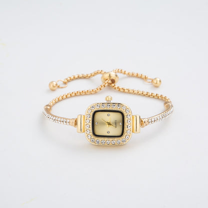 Luxe Women's Crystal-Encrusted Watch