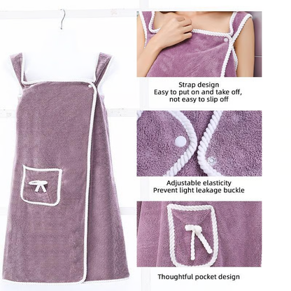 LushLoop™️ - Wearable Shower Towel