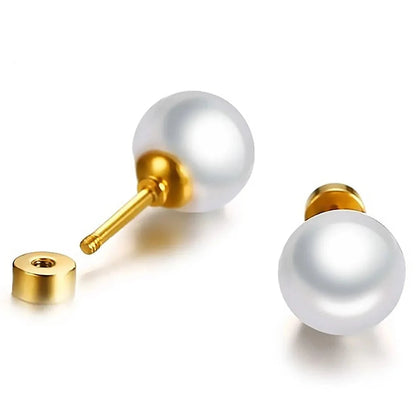 Women's Elegance Pearl Gold Earrings