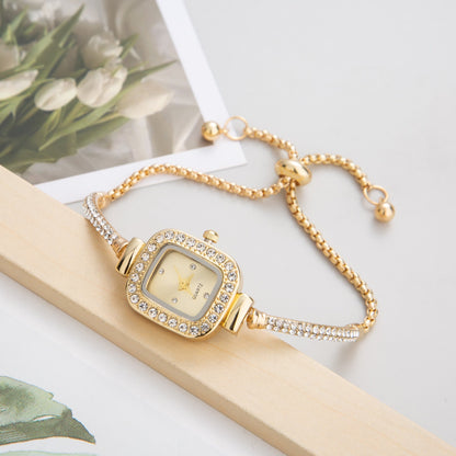 Luxe Women's Crystal-Encrusted Watch