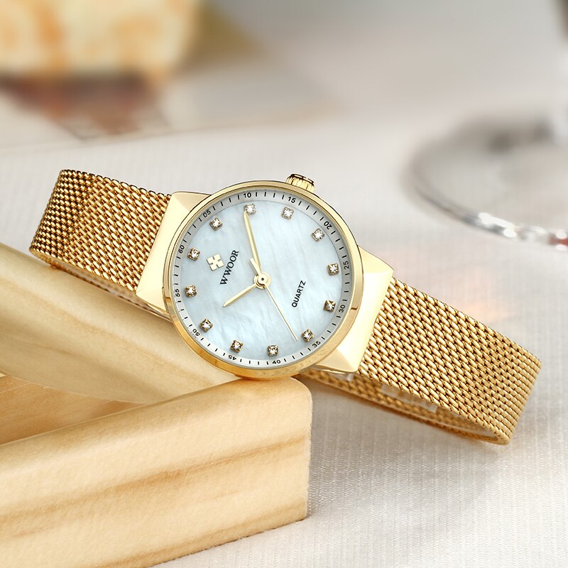18K Gold Plated Casual Women's Watch