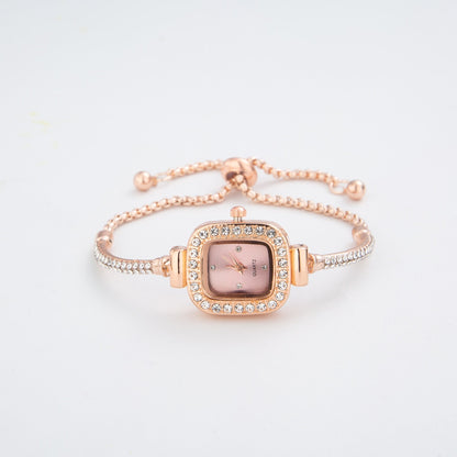 Luxe Women's Crystal-Encrusted Watch