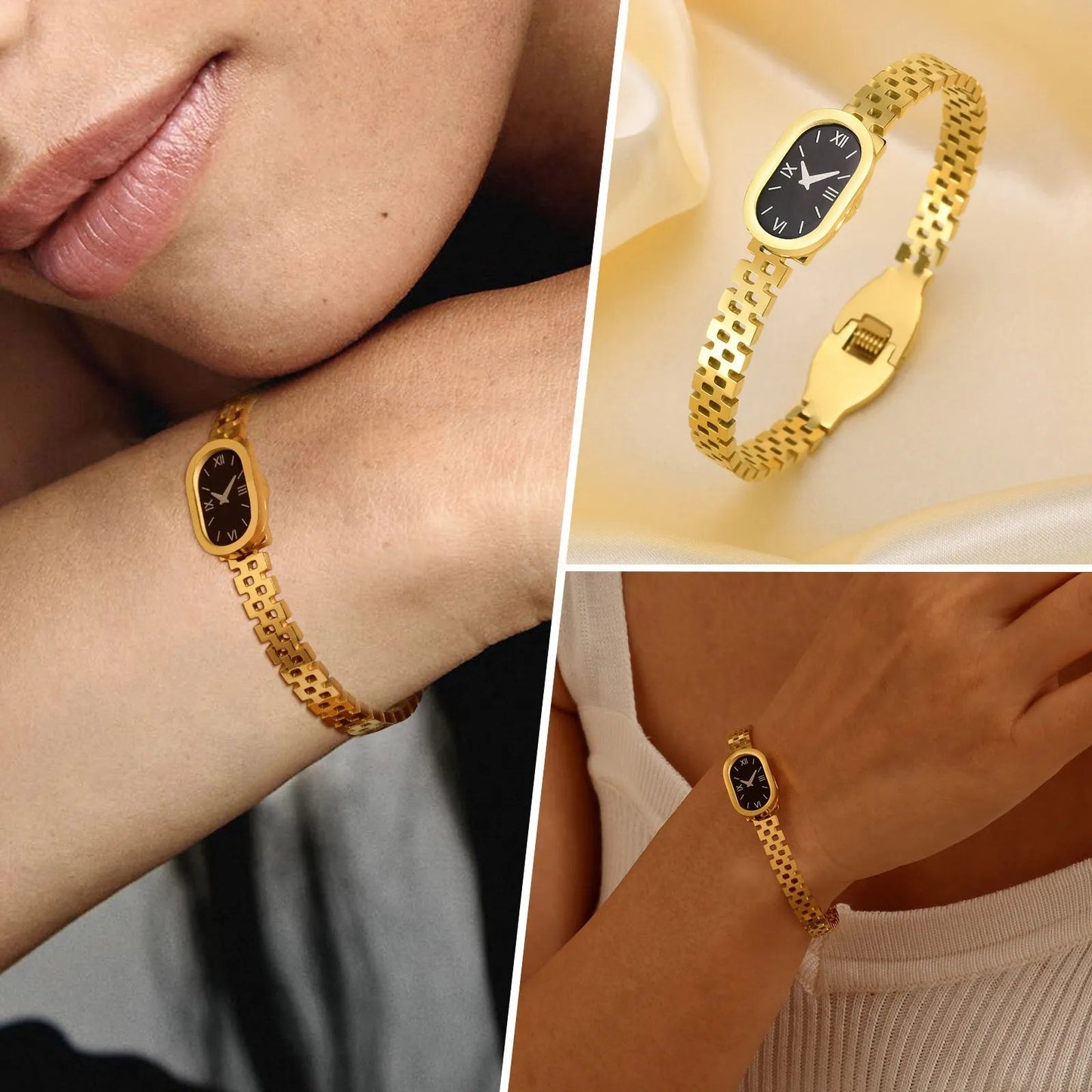 Golden Luxury Women's Watch