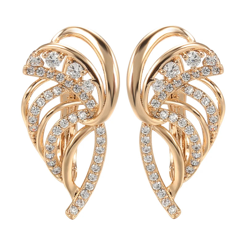 Celestial Women's Earrings with Zirconia