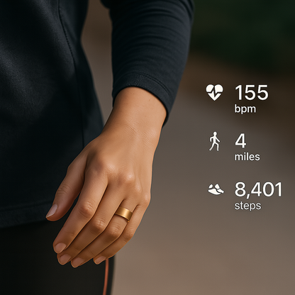 LunaBand Smart Ring – Track Your Health in Style