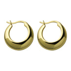 Women's Luxurious Gold Hoop Earrings