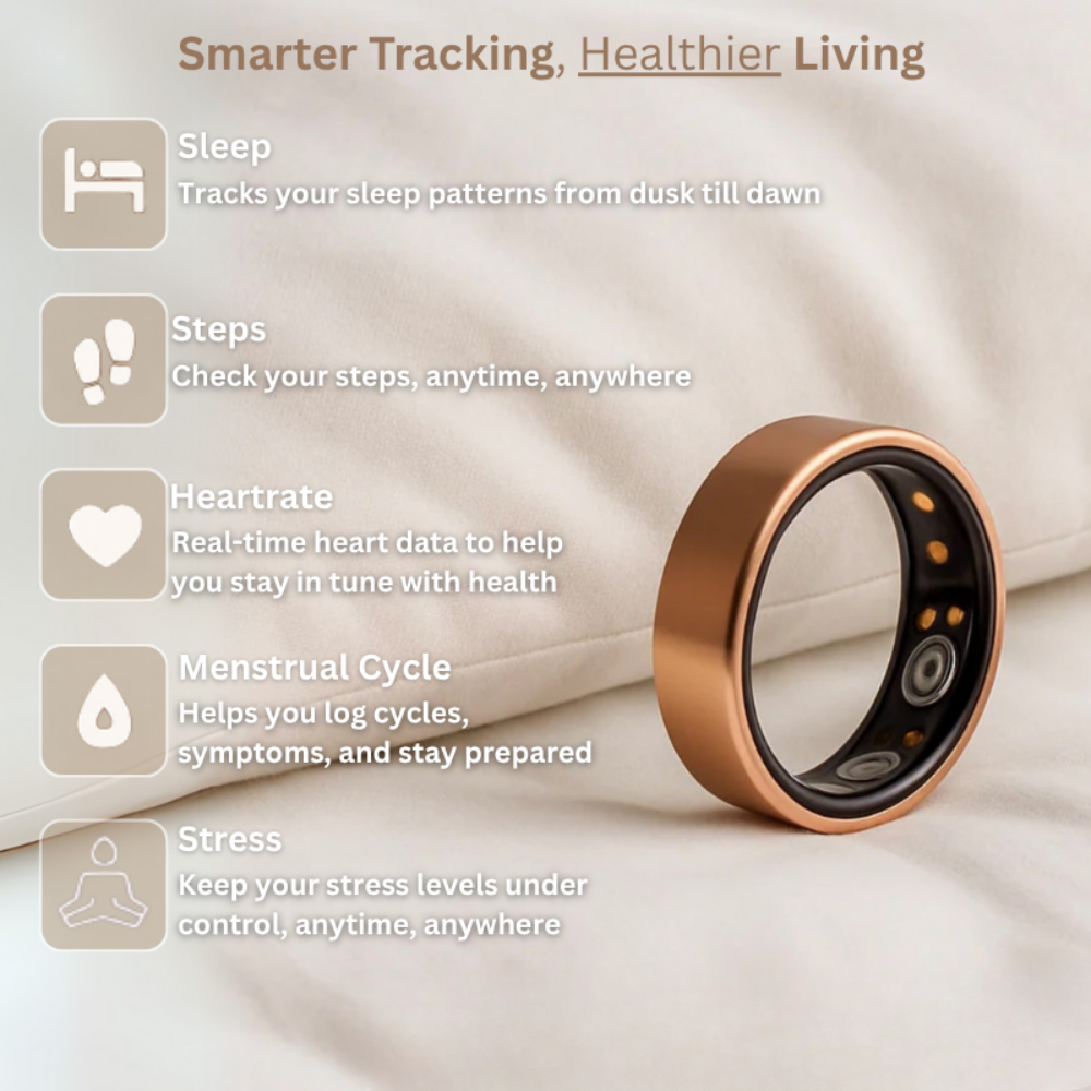 LunaBand Smart Ring – Track Your Health in Style