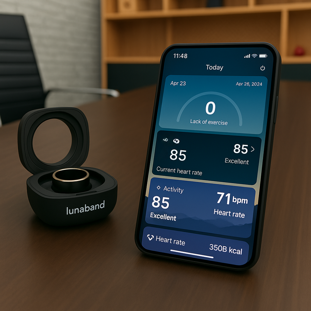 LunaBand Smart Ring – Track Your Health in Style