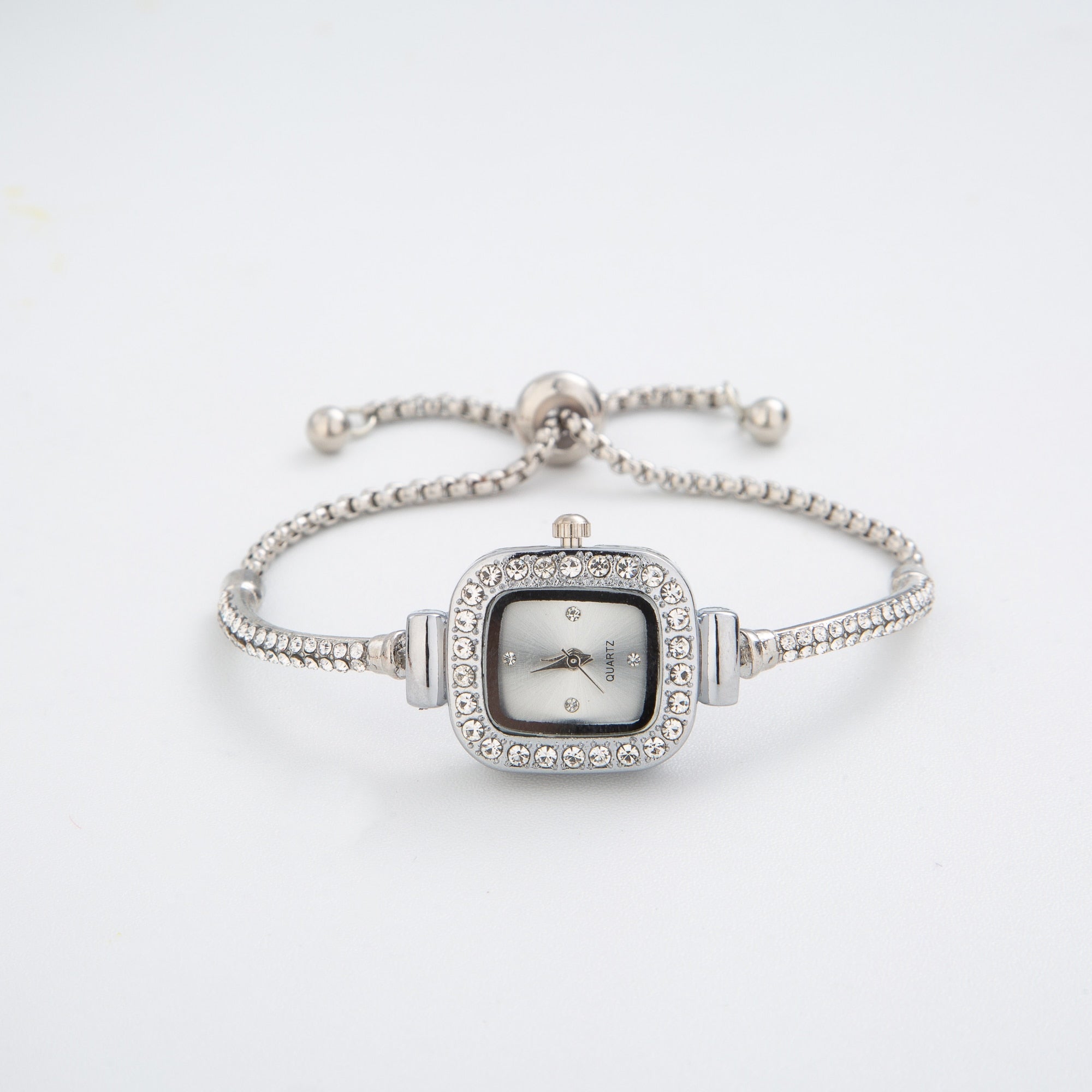 Luxe Women's Crystal-Encrusted Watch