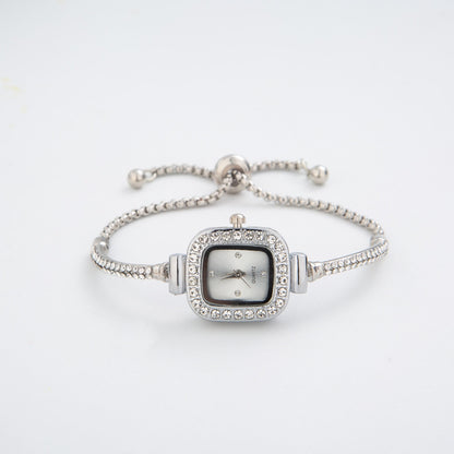 Luxe Women's Crystal-Encrusted Watch