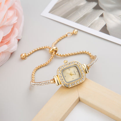 Luxe Women's Crystal-Encrusted Watch