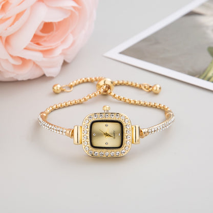 Luxe Women's Crystal-Encrusted Watch
