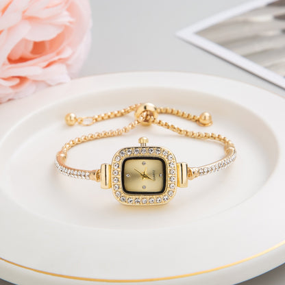 Luxe Women's Crystal-Encrusted Watch