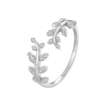 Luxurious Greek Women's Ring with Zirconia