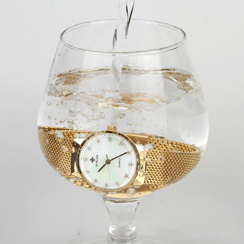 18K Gold Plated Casual Women's Watch