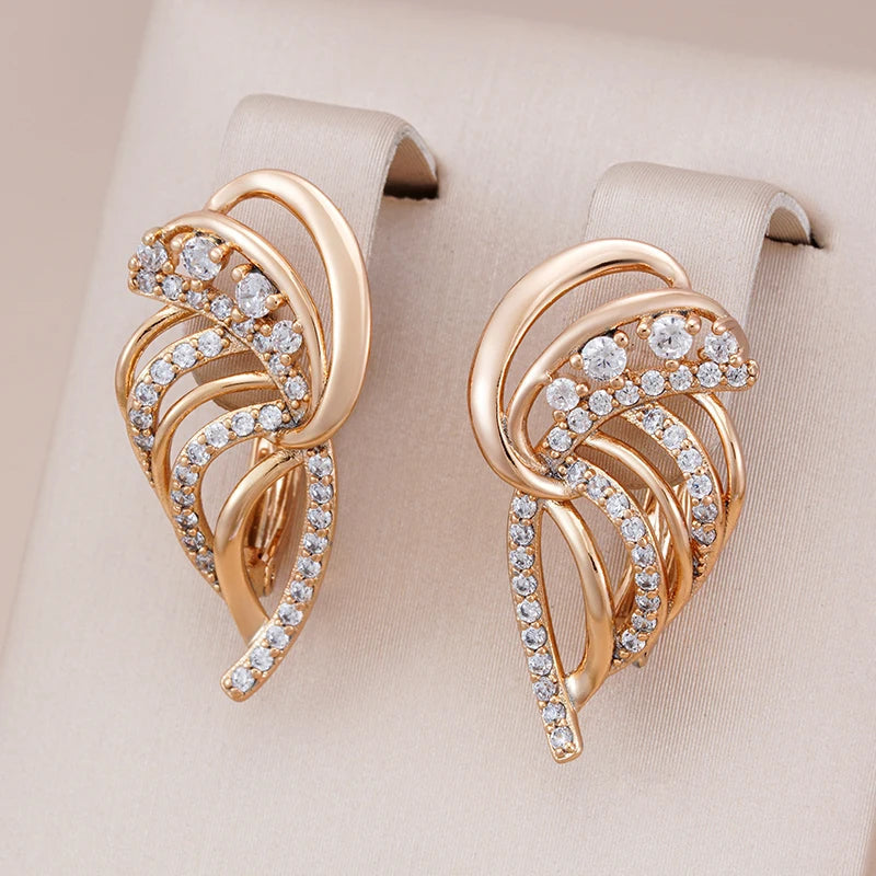 Celestial Women's Earrings with Zirconia