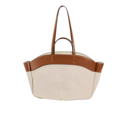 Women's Bag with Bamboo Handle