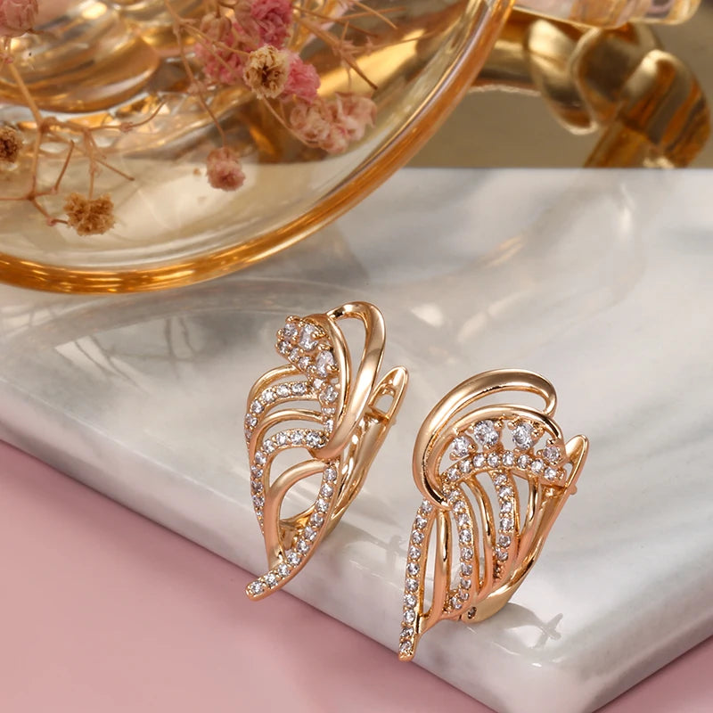 Celestial Women's Earrings with Zirconia