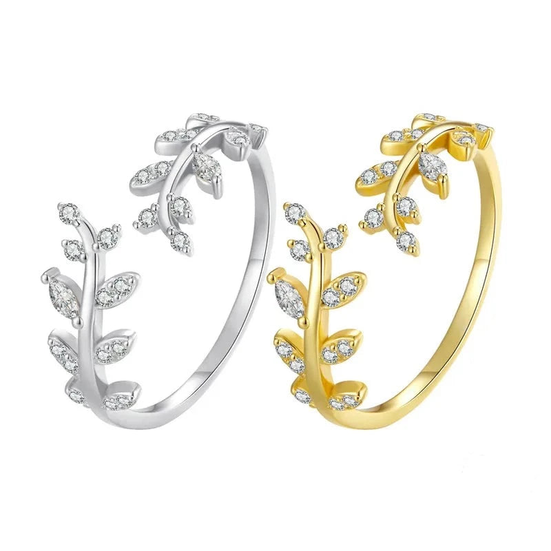 Luxurious Greek Women's Ring with Zirconia