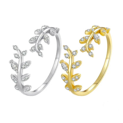 Luxurious Greek Women's Ring with Zirconia