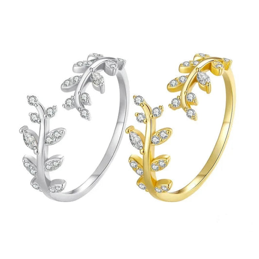 Luxurious Greek Women's Ring with Zirconia